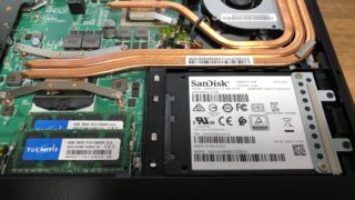 SSD 2TBをノートPCへ